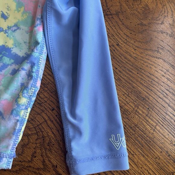 UV Skinz Girls Rash Guard Long Sleeve 4T Tropical Swim Beach UPF Outdoors Turtle - Picture 5 of 11